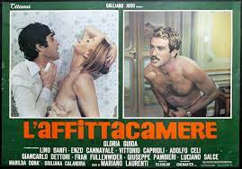 İlk şarkı bir kariyer başladı, romagna kıyısında babasının dans yerde başlıyor. Cinema Fotobusta L Affittacamere Gloria Guida Laurenti Ebay