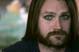 Artist Aaron Sheppard 'struck over the head by something heavenly that fell  to earth.'