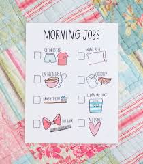 Pinterest Morning Routine Printable Routine Chart And Kids