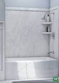 Surround Yourself In Luxury With This Flexstone Elite 3 Panel Tub Kit Flexstone Is A Revolutio Shower Surround Panels Easy Install Shower Shower Surround Kits