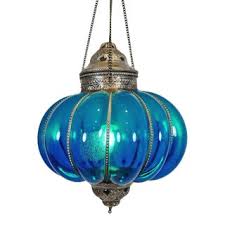 Vintage New Turquoise Pendant Lighting Chairish