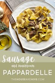 Just As Good As An Italian Restaurant Pasta Recipe Pappardelle Pasta Pappardelle Recipe Stuffed Mushrooms