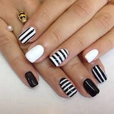 Black And White Striped Nails Pin By Sydney Hausladen On Nailed It Striped Nails Cute Nails Simple Nails