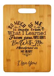 This can become the most perfect christmas gift ideas for mom. Mothers Gift Special Love Heart Poem Bamboo Cutting Board Design Mom Gift Mothers Day Gift Mom Birthday Christmas Gift Engraved Side For Decor Hanging Reverse Side For Usage 9 75x13 75 Rectangle Buy