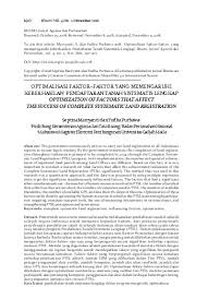 Download gratis alfylla pdf oleh destiny. Top Pdf Optimalisasi Faktor Faktor Yang Mempengaruhi Keberhasilan Pendaftaran Tanah Sistematis Lengkap 123dok Com