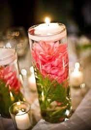Pink Ginger Centerpieces Beautiful Submerged Flower Centerpiece Flower Centerpieces Candles
