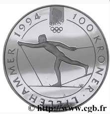 In 1986 the ioc voted to change the schedule of the olympic games so that the summer and winter games would be held in different years. 100 Kroner Olav V 1994 Olympics Cross Country Skiing Norway Numista