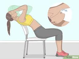 One way to stretch your upper back is to clasp your hands in front of you and reach the arms down and forward. 4 Ways To Crack Your Upper Back Wikihow