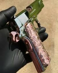 Colt 1911 Black And Gold Pin On Jazzmine S 1911