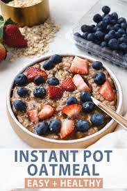 Instant Pot Oatmeal Easy Healthy Meals With Maggie Recipe In 2020 Instant Pot Oatmeal Recipe Recipes Homemade Oatmeal