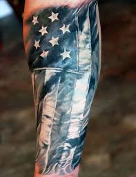 Black And White American Flag Tattoo Designs 75 Inner Forearm Tattoos For Men Masculine Design Ideas American Flag Tattoo Tattoos For Guys Forearm Tattoo Men
