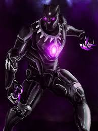 Black Panther In Iron Man Suit Black Panther Marvel Black Panther Iron Man Armor
