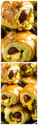 Jalapeno Popper Pigs In A Blanket Host The Toast Recipe Cheesy Appetizer Food Diy Food Recipes