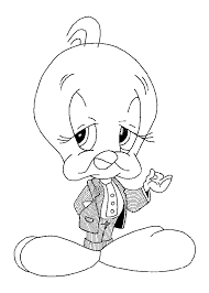 Tweety & sylvester coloring pages for kids. Tweety And Sylvester 29300 Cartoons Printable Coloring Pages