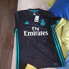 Heimtrikot adidas real madrid cf 2017/18 replica. Authentic Real Madrid 2017 18 Away Jersey Size S With Sergio Ramos Print Sports Sports Apparel On Carousell