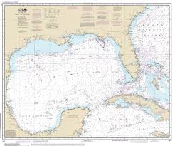 Gulf Of Mexico 2014 Old Map Nautical Chart 1 2 160 000 Sc Reprint 1007