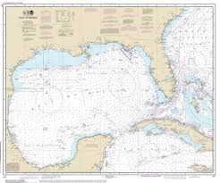 gulf of mexico 2014 old map nautical chart 1 2 160 000 sc reprint 1007