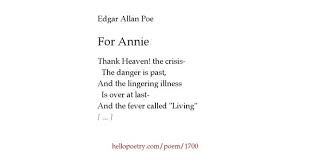 For Annie Edgar Allen Poe In 2021 Poe Edgar Allan Edgar Allan Poe