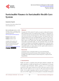 Zinc and lead (ii) nitrate react to form zinc nitrate and lead. Pdf Sustainable Finance In Sustainable Health Care System