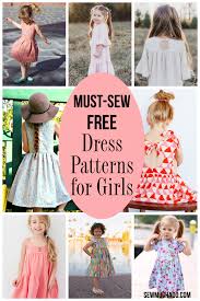 What are some good sewing patterns for beginners? Free Must Sew Dress Patterns For Girls Sew Much Ado