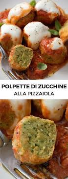 Polpette Di Zucchine Alla Pizzaiola Ricetta Ricette Ricette Di Cucina Ricette Vegetariane