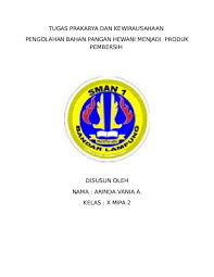 Kali ini bunda membuat tutorial cara. Doc Tugas Prakarya Dan Kewirausahaan Nabila Anggraini Academia Edu