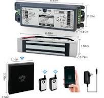 Smart Wireless Access Control System Kit with 400lb Magnetic ...