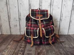 Vintage Schotse Ruit Rugzak Rugtas Bagsac Etsy Tartan Scottish Tartans Tartan Kilt