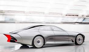 Mercedes Benz Iaa Concept Car 2015 At Speed The Rear Faring Nose And Wheel Covers Adjust To Increase Aerodynamic Pr Mercedes Concept Mercedes Mercedes Benz
