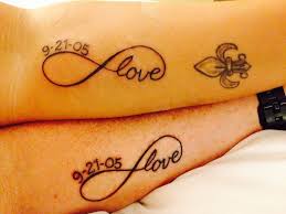 Pin By Mikayla Skeeters On Tattoos Pinterest Infinity Couple Tattoos Anniversary Tattoo Married Couple Tattoos