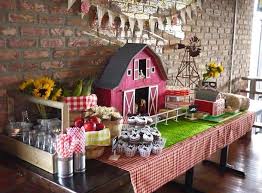 The pure simplicity of these or similar charming elements of farmhouse coffee table decor defines the room's stylistic tone as calm, casual elegance. Old Mcdonald Farm Themed Birthday Party Festa Infantil Fazendinha Decoracao Festa Infantil Festa Celeiro