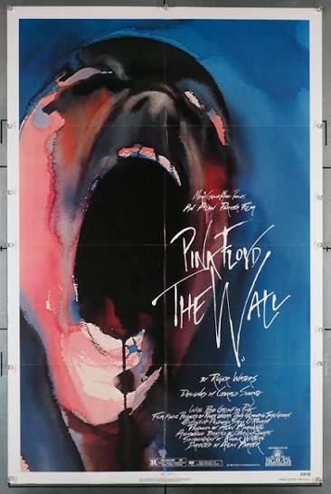 Original Pink Floyd: The Wall (1982) movie poster in C8 condition for  $190.00