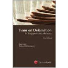 The case was settled this week, and it seems he has escaped a heavy fine, but he has agreed to apologize 100 times over three days on twitter. Evans On Defamation In Singapore And Malaysia 3rd Edition Tort Personal Injury Law