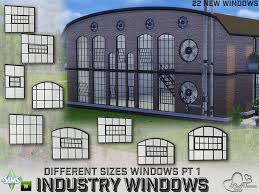 Pulltab windows and doors 3t4. The Sims Resource Industry Windows For All Wall Sizes Pt 1