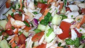 crab ceviche appetizer recipe food