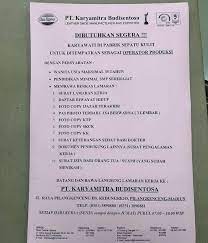 Pabrik sepatu nike di tangerang phk 4.985 karyawan. Lowongan Pekerjaan Pt Karya Mitra Budisentosa Media Mabes Bharindo