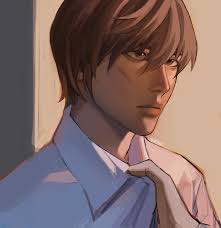 Wow user kouxhii finally drew someone that's not misa, everyone please  applaud them rn 😎👍‼️ . . . IN ADDITION,, FINALLY DREW LIGHT 😀😀😀😀  listen It's hard drawing light he's just that