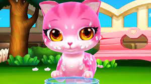 Challenge them to practice … Cat Cartoon Pet Care Game Bath Kitten Dress Up Feed Treat Cats Pet Cartoon Video Youtube