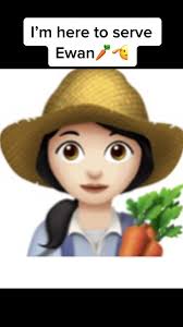 Ewan Mitchell with Carrot