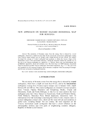 Free essays, homework help, flashcards, research papers, book reports, term papers, history, science, politics. Pdf New Approach On Seismic Hazard Isoseismal Map For Romania Gheorghe Marmureanu Carmen Cioflan And Alexandru Marmureanu Academia Edu