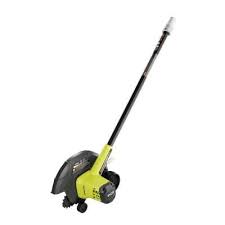 Ryobi 40 Volt And 24 Volt Cordless Edger Attachment Ry40030a The Home Depot Ryobi Cordless Tools Cordless