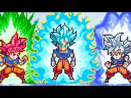 I hope you like it. Goku Turns Super Saiyan Blue Sprite Animation Youtube