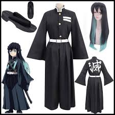 The story follows tanjirō kamado, a young boy who becomes a demon slayer after his entire family was slaughtered by a demon, except for his little sister nezuko, who was turned into a demon. Demon Slayer Kimetsu No Yaiba Mist Pillar Tokito Muichiro Cosplay Shopee Indonesia