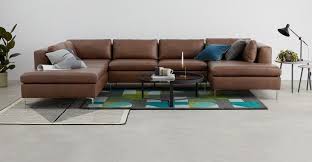 monterosso wohnlandschaft recamiere links leder in walnussbraun ecksofa wohnlandschaft recamiere