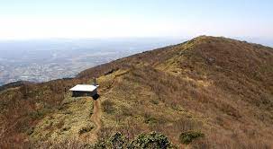File:那岐山山頂（１２４０ｍ）より避難小屋から三角点峰を望む - panoramio.jpg - Wikimedia Commons