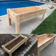 Elevated Planter Raised Bed Raised Garden Beds Diy Building A Raised Garden Vegetable Garden Raised Beds