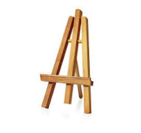 Mini Easel Height 23 Cm, In Beech Wood - Dal Molin
