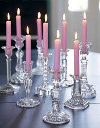 Contemporary candle holder shopping | crate and barrel. Glass Candlesticks Crystal Candle Holder Vintage Clear Etsy