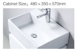 12 depth bathroom vanity ikea hackers. Bathroom Wall Hung Vanity Narrow Slim Ceramic Basin 480w X 350mm Innovative