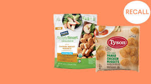 Tyson foods recalled recalling nearly 8.5million pounds of frozen, fully cooked chicken over fears of possible exposure to a harmful bacteria. Perdue Tyson Recall Combined 52 000 Pounds Of Chicken Nuggets